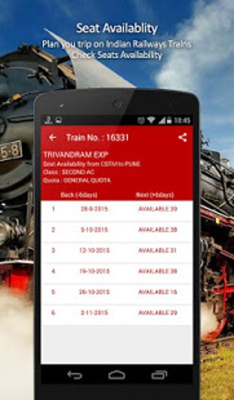 Image 2 for Indian Railway Time Table…