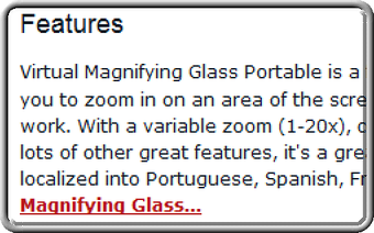 Image 0 for Virtual Magnifying Glass …