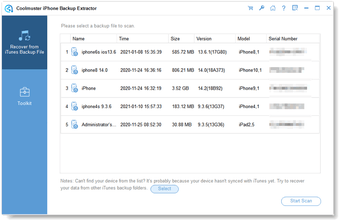Image 0 for Coolmuster iPhone Backup …