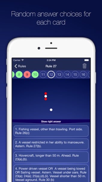 Image 3 for Vessel lightscards COLREG…