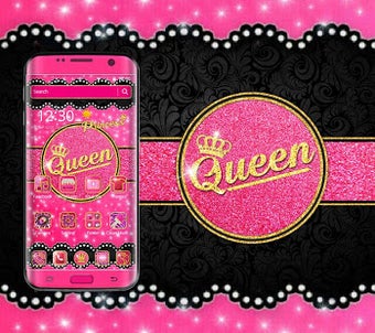 Imagen 3 para Black Pink Queen Crown Th…