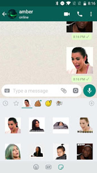 Imagen 3 para Celebrity Sticker for Wha…