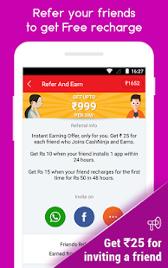 Imagen 0 para Free Recharge App CashNin…