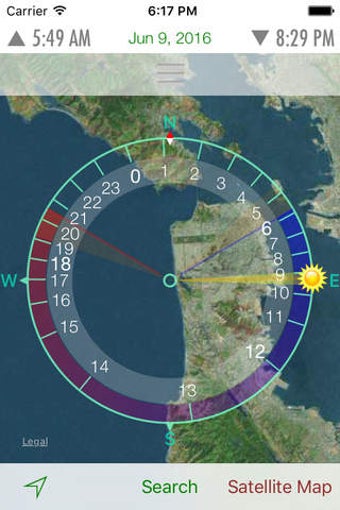 Image 0 for SunCalc.net