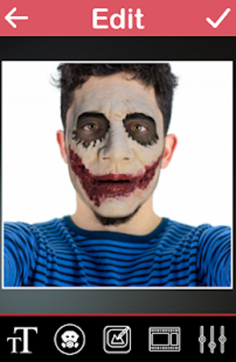 Image 0 for face joker mask app