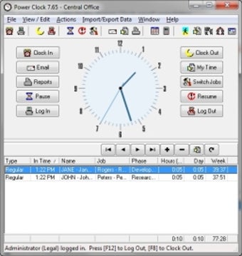 Imagen 0 para Power Clock Server