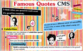 Image 0 for Famous Quotes CMS