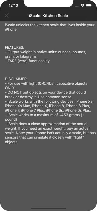 Image 0 for iScale: Kitchen Scale