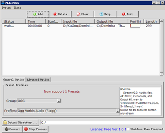 Imagen 0 para FLAC2OGG