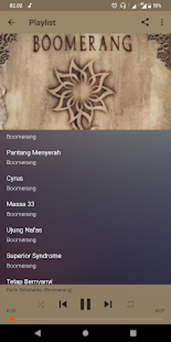 Imagen 2 para Boomerang full mp3 offlin…