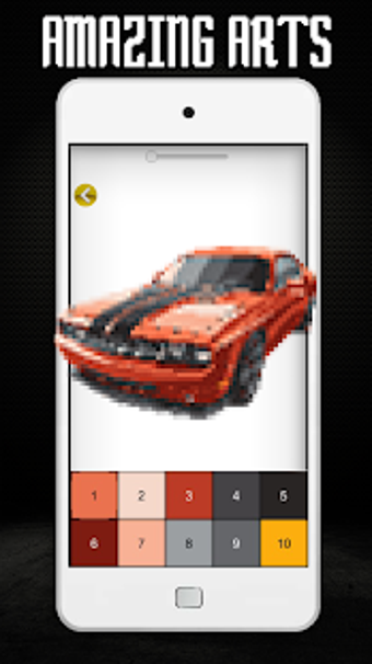 Image 2 for Cars Game Pixel Art - Col…