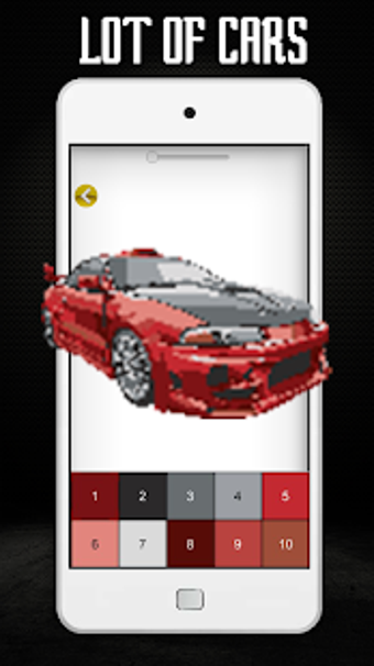Image 0 for Cars Game Pixel Art - Col…
