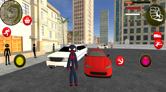 Imagen 1 para Spider Stickman Rope Hero…