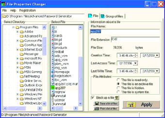 Image 0 for File Properties Changer