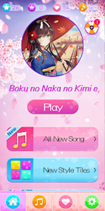 Imagen 1 para Anime Songs Piano Tiles -…