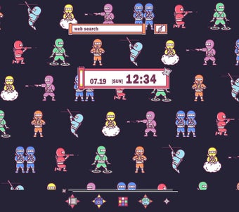 Imagen 2 para Cute Theme-Ninja Team-