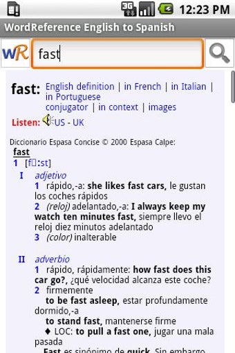 Image 0 for WordReference.com diction…