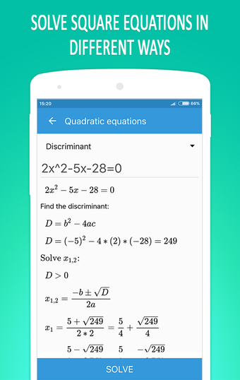 Imagen 1 para Math Equation Solver