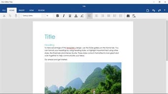 Image 1 for Doc Editor free for Windo…