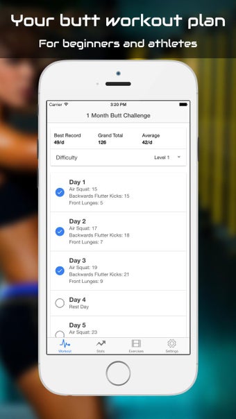 Image 2 for Daily Buttocks Exercise F…