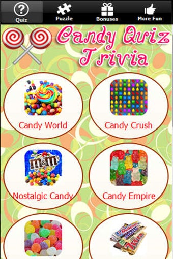 Image 0 for Candy Quiz with Answer fe…