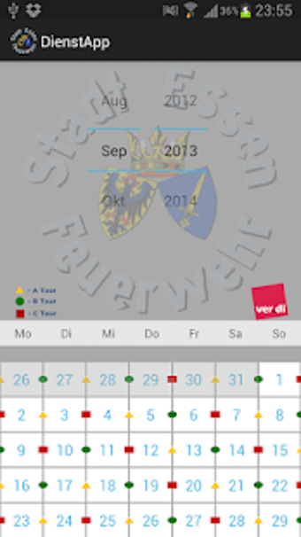 Image 0 for BF Essen Dienstplan