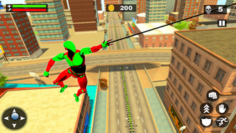 Imagen 2 para Flying Robot Rope Hero - …