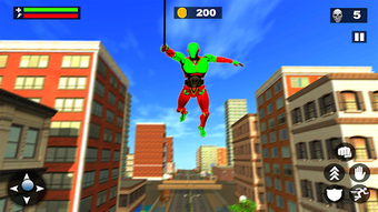 Imagen 1 para Flying Robot Rope Hero - …