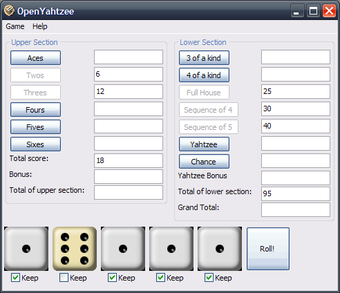 Imagen 0 para Open Yahtzee