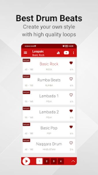 Imagen 0 para Drum Loops - Rock Pop  Mo…