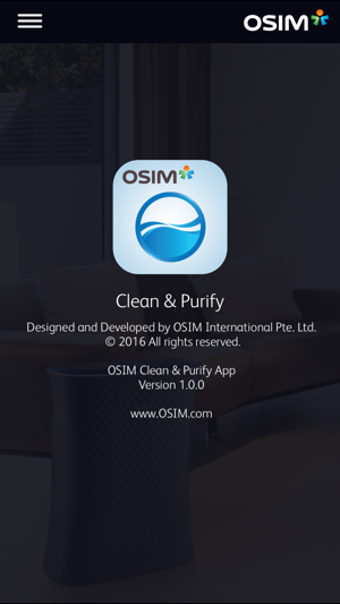 Image 0 for OSIM Clean & Purify App