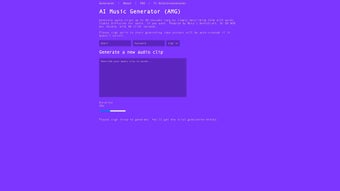 Imagen 0 para AI Music Generator