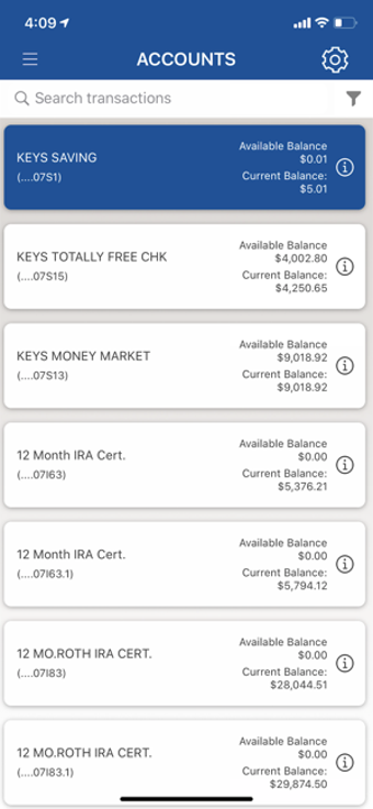 Image 1 for Keys FCU Mobile Banking 2…