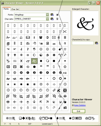 Imagen 0 para Character Viewer