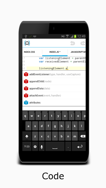 Imagen 1 para AIDE IDE for PhoneGap/Cor…