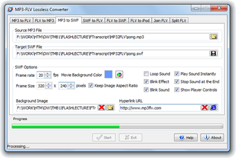 Image 0 for MP3FLV Lossless Converter