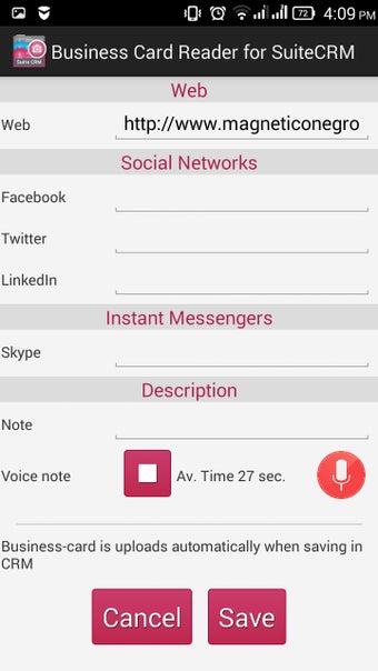 Image 1 for Business Card Reader for …