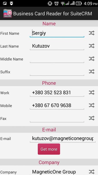 Image 6 for Business Card Reader for …