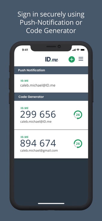 Image 1 for ID.me Authenticator