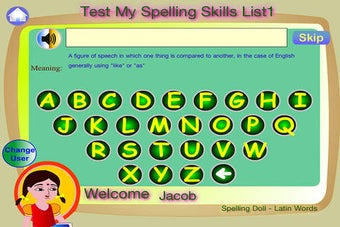 Image 0 for Spelling Doll English Wor…