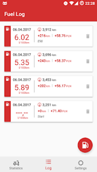 Imagen 3 para Motorcycle Fuel Log - Mil…