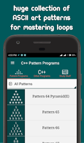 Image 1 for C++ Pattern Programs