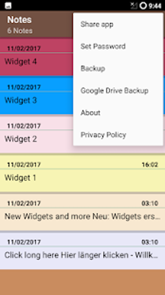 Image 1 for Notes app free Android