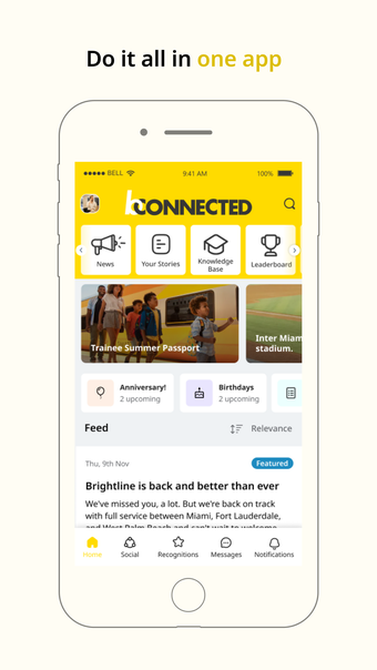 Image 0 for bConnected - Brightline