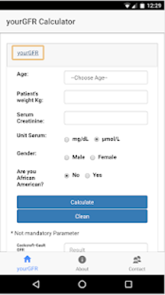 Imagen 1 para yourGFR - Calculate your …
