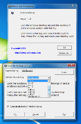Imagen 0 para Lock the desktop