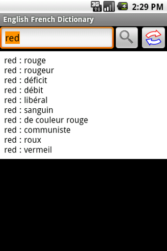 Image 1 for English French Dictionary