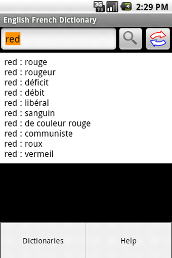 Image 0 for English French Dictionary