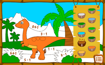 Imagen 1 para Dino math - free coloring…
