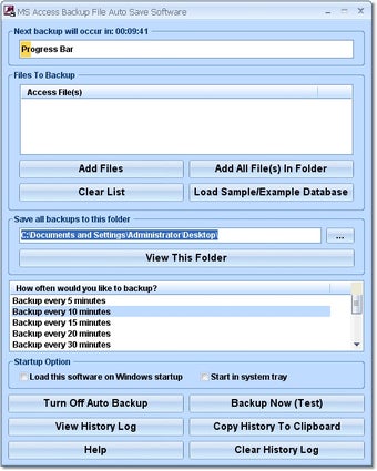 Imagen 0 para MS Access Backup File Aut…